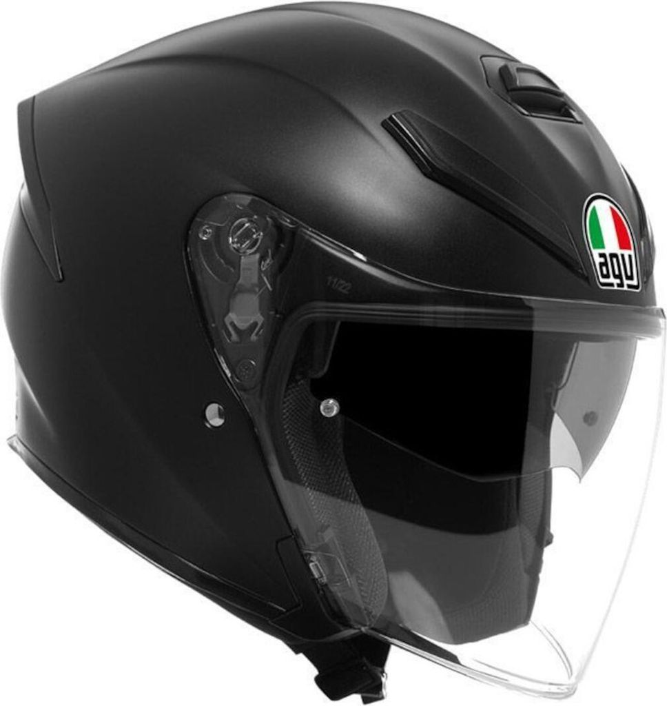 AGV K5 Jet Evo Mono Jethelm, schwarz matt, M (57/58)