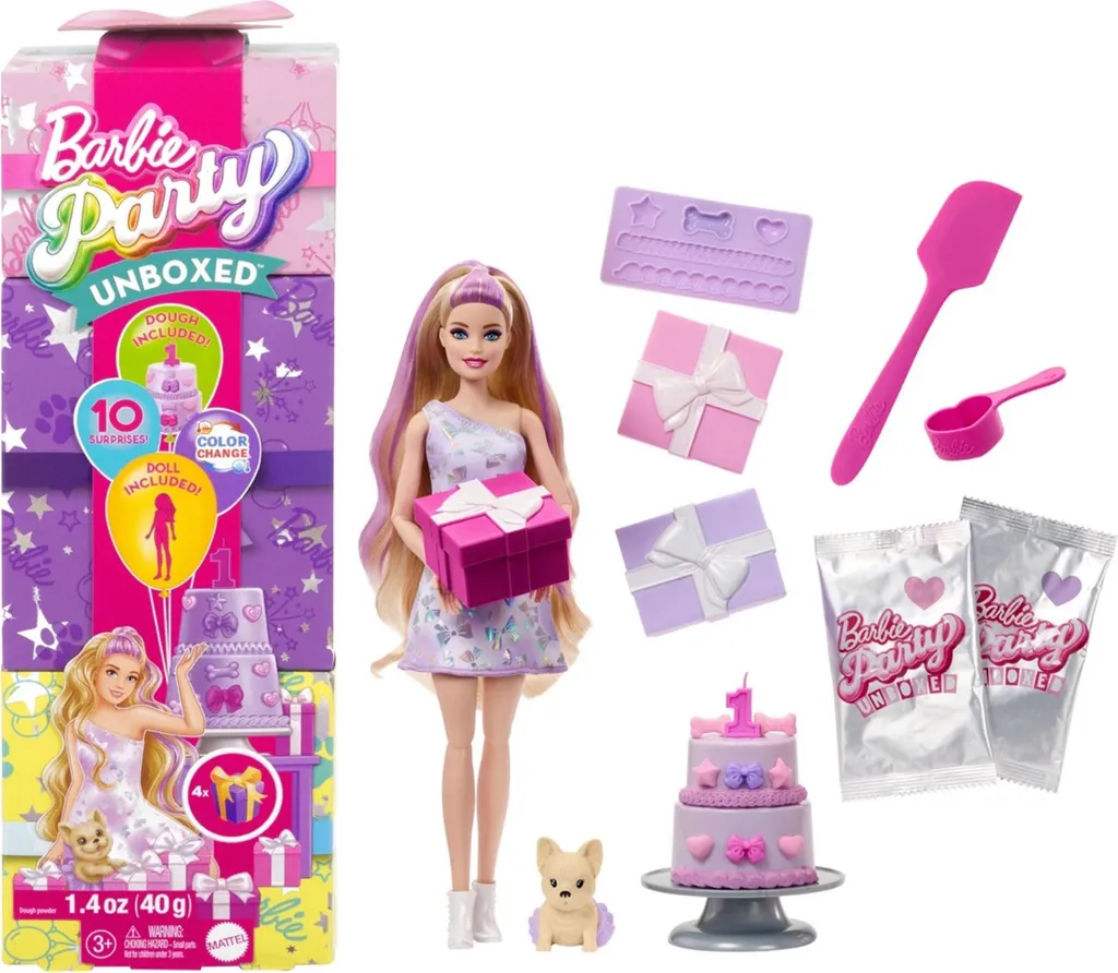 Poupée Mannequin Barbie JFG70 Jouet Articulé pour Enfant avec Tenue Chic