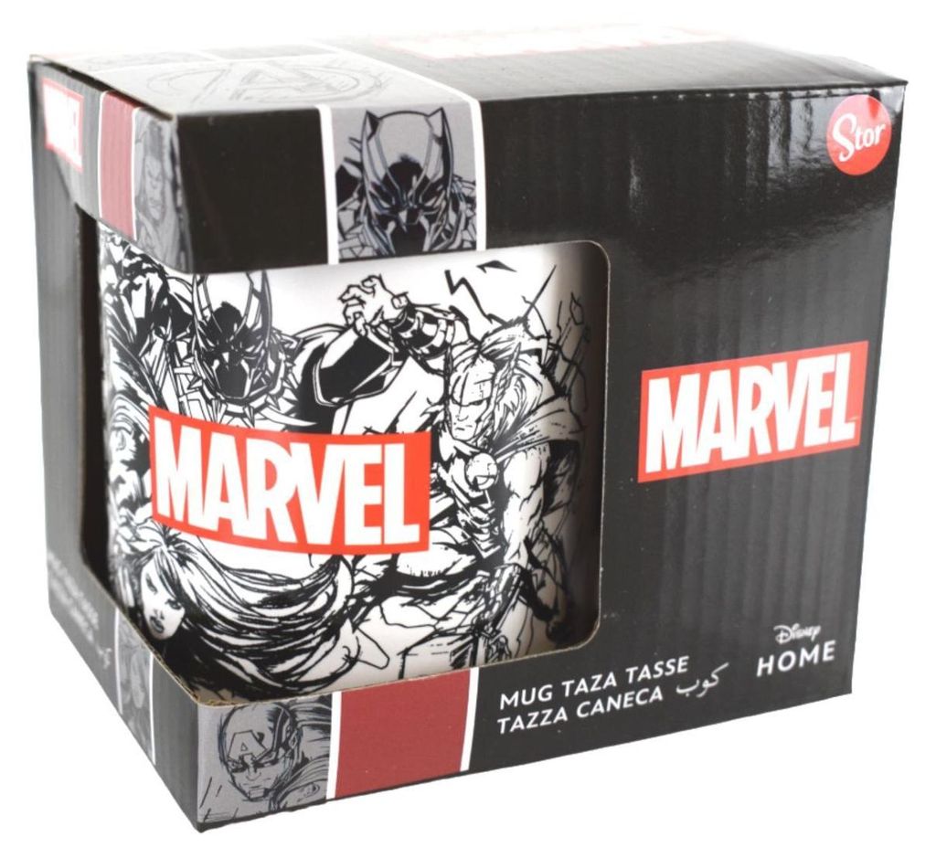 Becher im Geschenkkarton Marvel Comic Illustration 325 ml