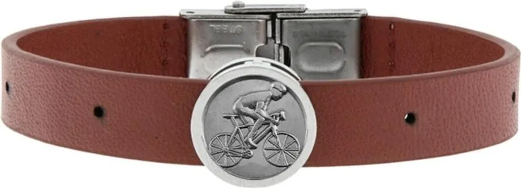 Bracelet Talent Jewels TJA-1-01-03-4-2 Marron pour Homme en Acier