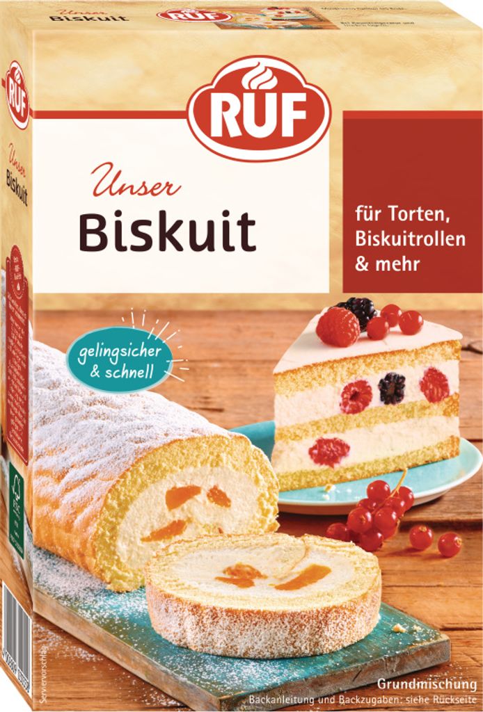 RUF Biskuit Backmischung Produktbild 