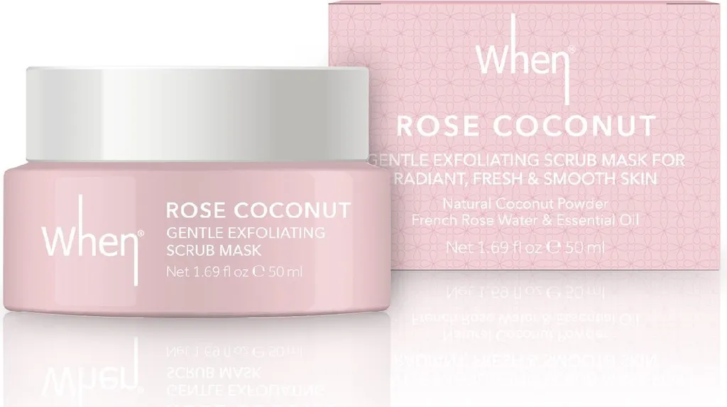 When Rose Coconut Scrub Mask 50ml: Il Segreto Coreano per il Glow