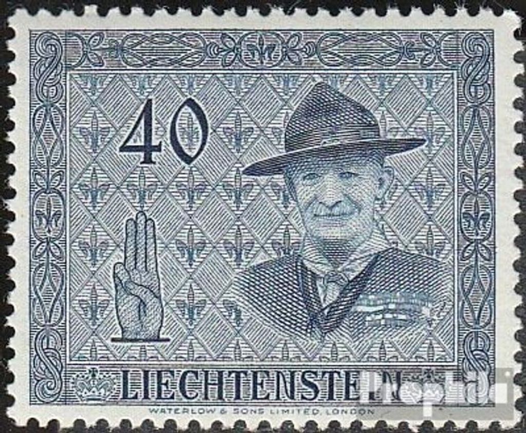 Briefmarken Liechtenstein 1953 Mi 318 gestempelt Pfadfinderkonferenz