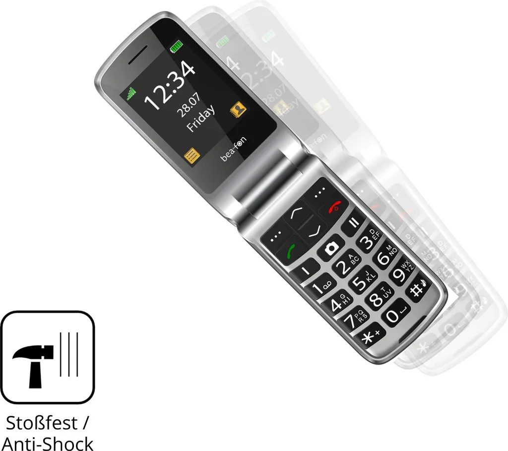 Vetro Flessibile 9H per Beafon SL645 - 2x Pellicole Protettive dipos - 4