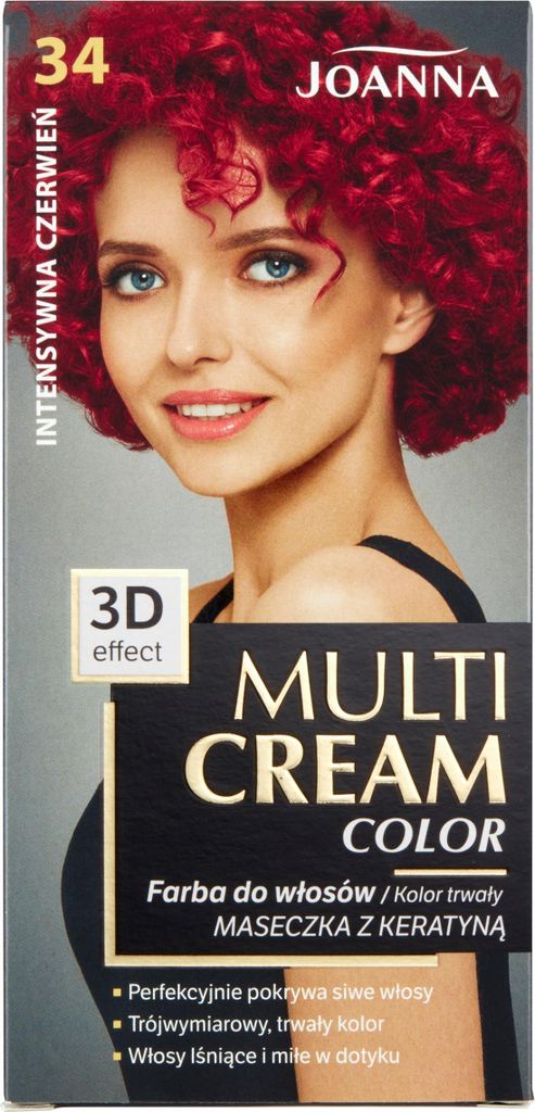 A box of hair dye with a model on the front.