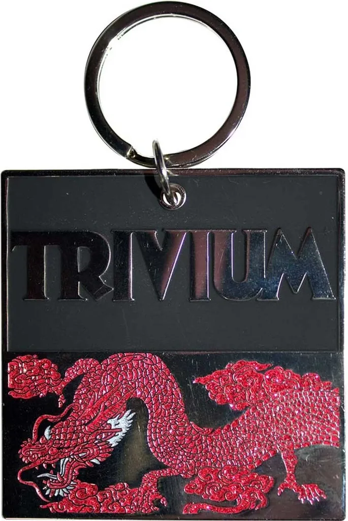 Regalo Originale Trivium Portachiavi Silhouette RO11942 Metallo