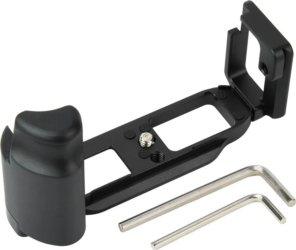 Grip en aluminium pour Sony RX1R avec design creux et structure verticale