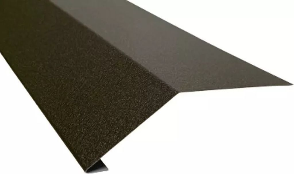 2 m Roofart Traufblech Tropfblech braun RAL8019 siehe Skizze