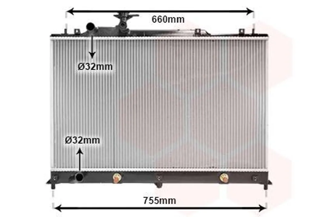 VAN WEZEL 27002255 Radiateur de Refroidissement Moteur pour MAZDA CX-7
