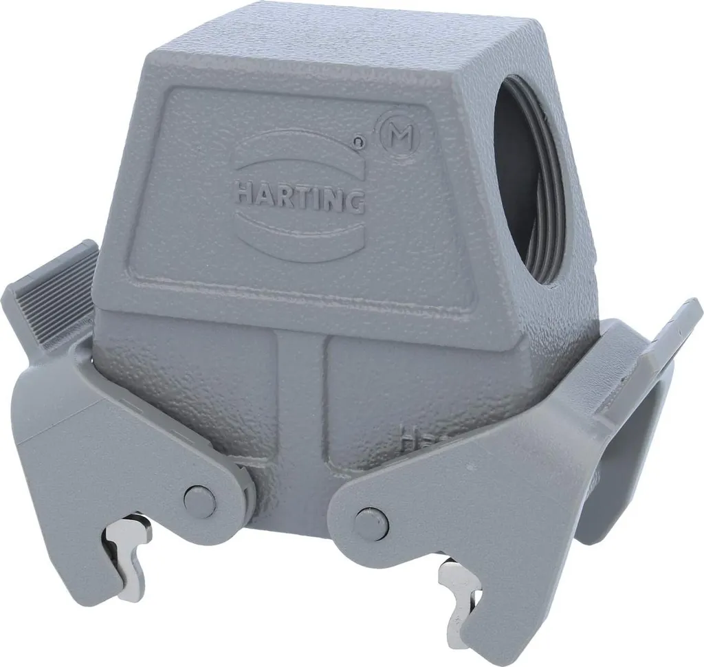 Boîtier à douille haute Han 10B Harting - 2 étriers transversaux