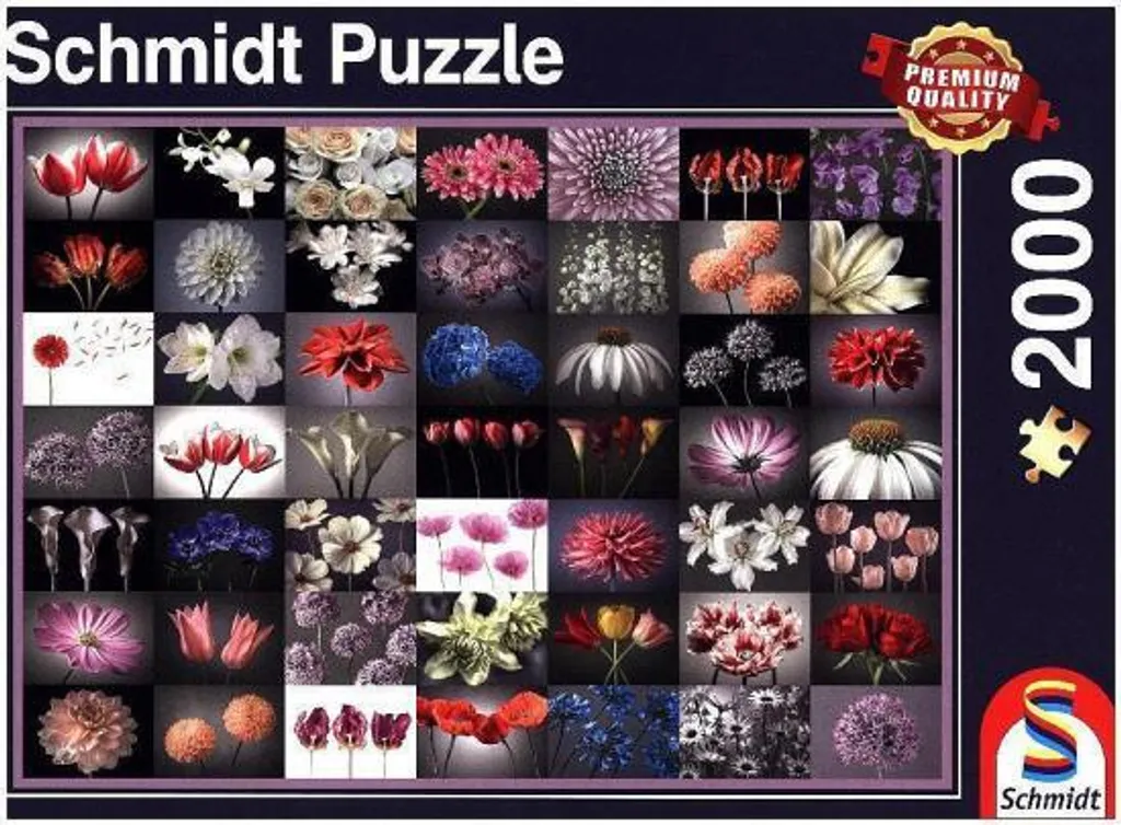 Puzzle 2000 pièces Salutation florale - Défi créatif et floral adulte