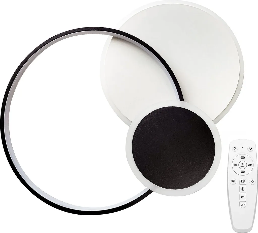 Plafonnier Toolight App1709-C LED Black : Luminaire Design Noir Chic