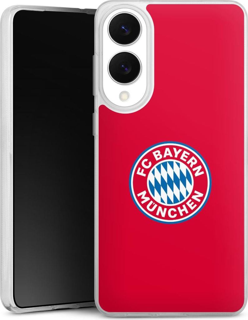 DeinDesign Handyhülle für Samsung Galaxy S25 Edge Silikon Hülle Case Smartphone Schutzhülle FC Bayern München FCB Logo