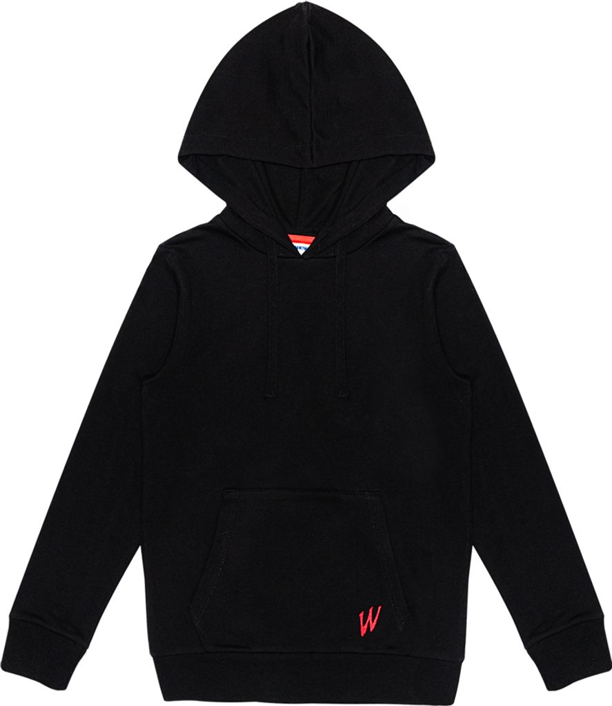Mädchen-Hoodie W - Schwarz - 140