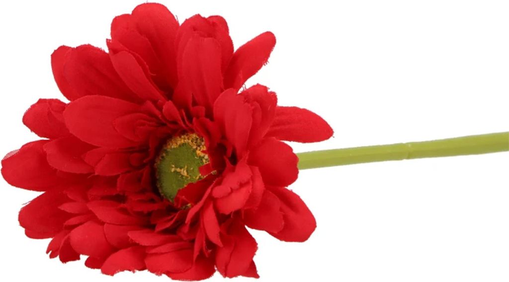 Kunstliche Gerbera-Blume - 72 cm - rot - Real Touch - kunstliche Seidenblumen