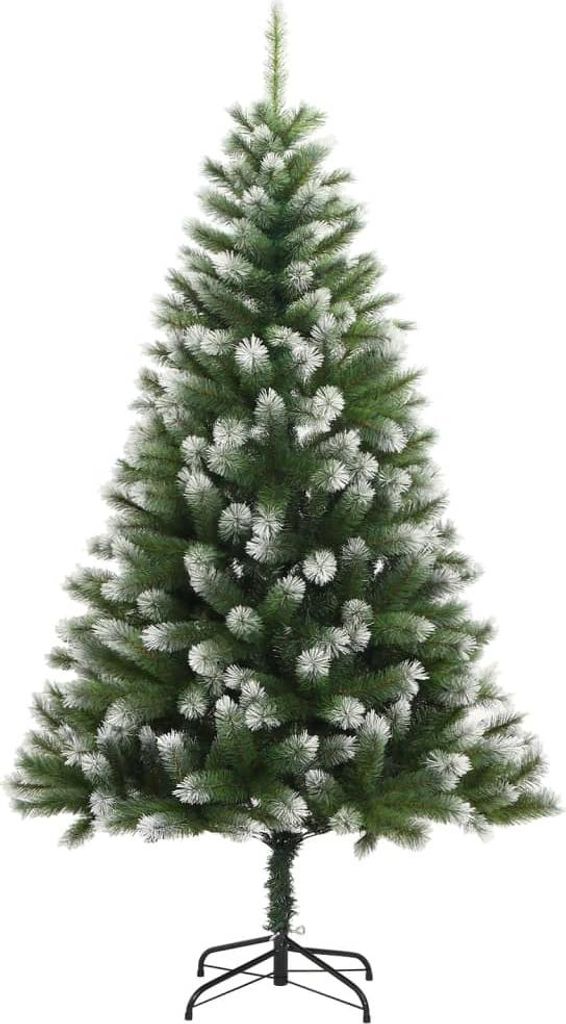 vidaXL Künstlicher Weihnachtsbaum Klappbar Beschneit 240 cm Produktbild 