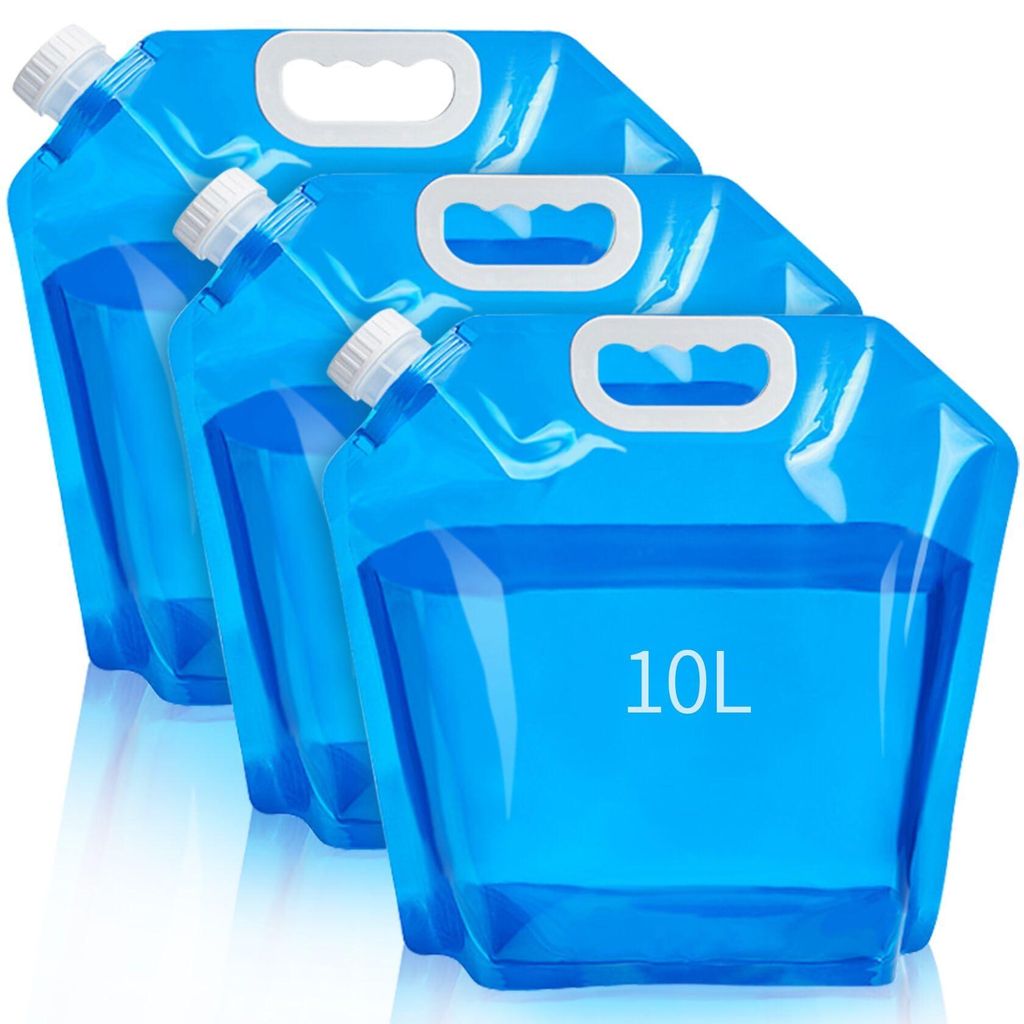 Faltbarer Wasserkanister 10L mit Dichtem Deckel, Bpa-Frei Produktbild 