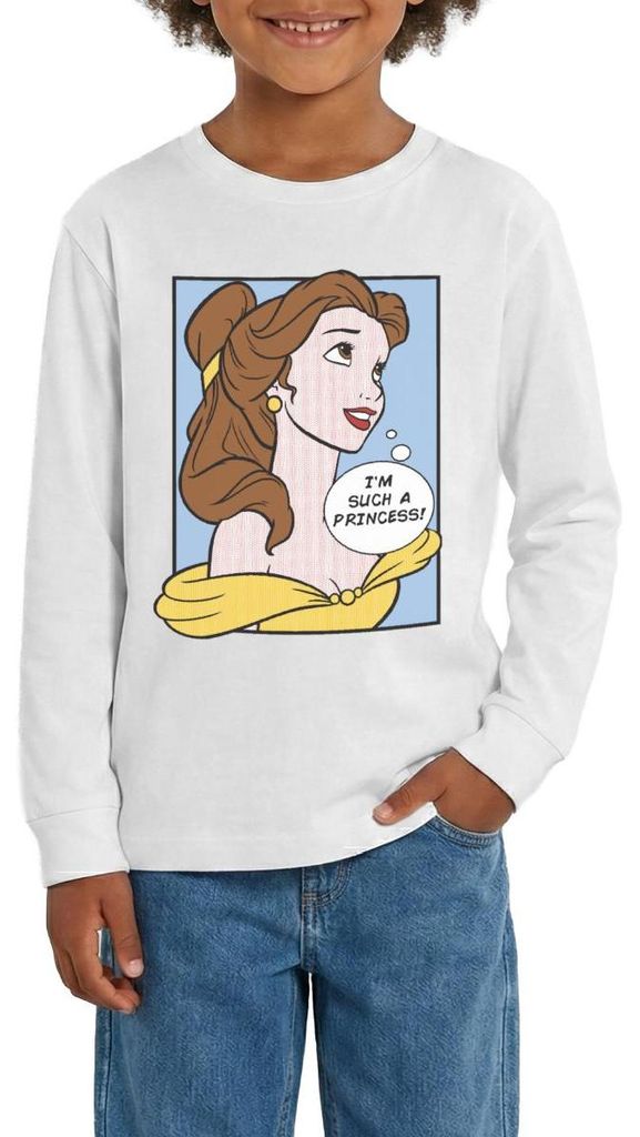 Belle I'm Such A Princess Teenager Premium Langarmshirt, 158/164 (12 Jahre), Weiß
