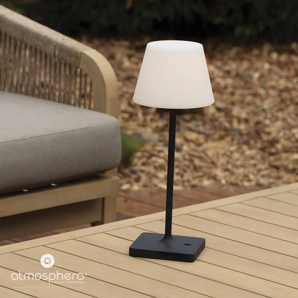 Lampe de jardin RONY aluminium 39 cm - Éclairage LED IP44 robuste - 2