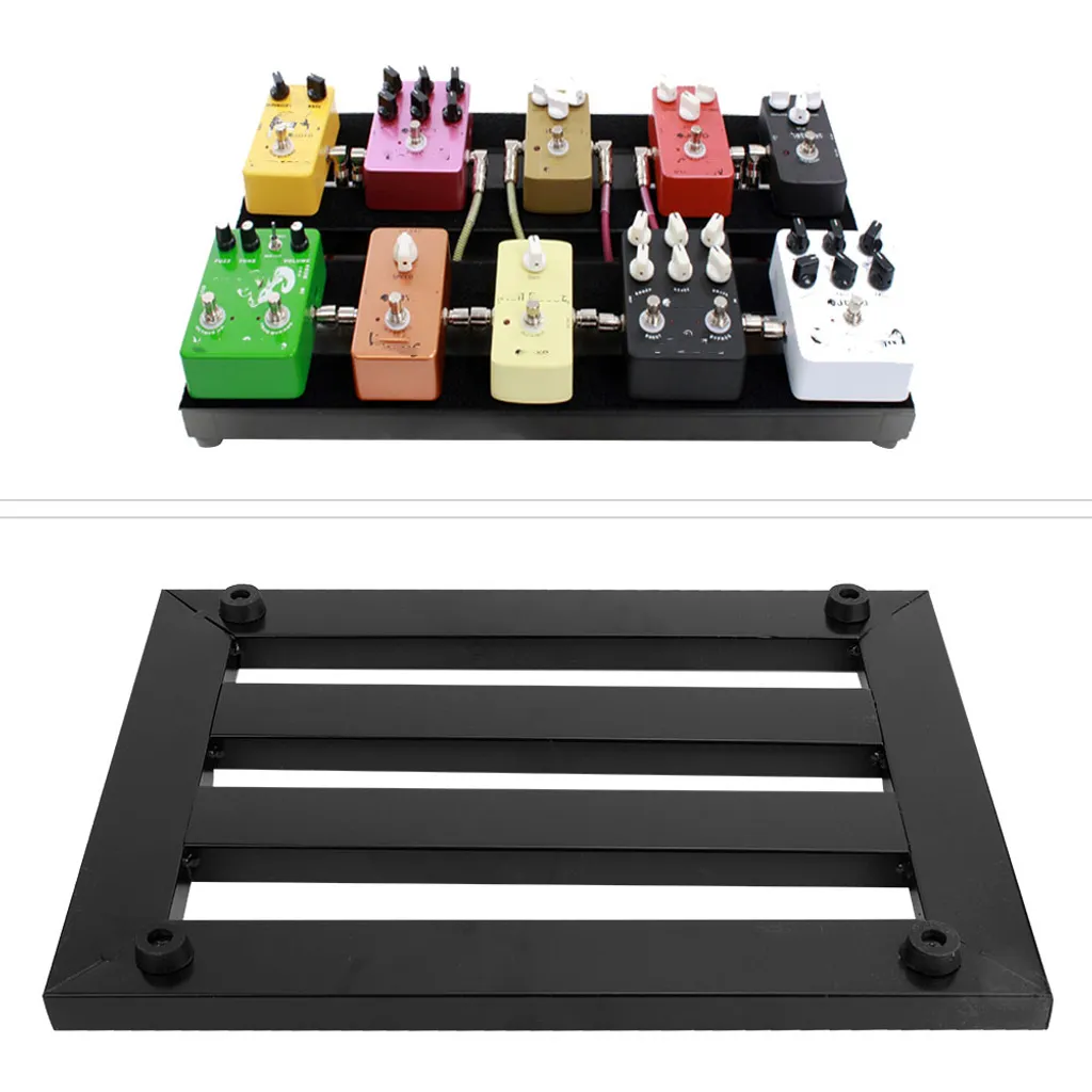 Guitar Pedalboard Robuste à Inclinaison Réglable avec Gestion de Câbles - 4