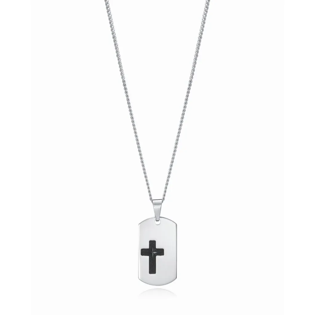 Bijou pour homme : collier croix originale Beat 75298C01010 tendance