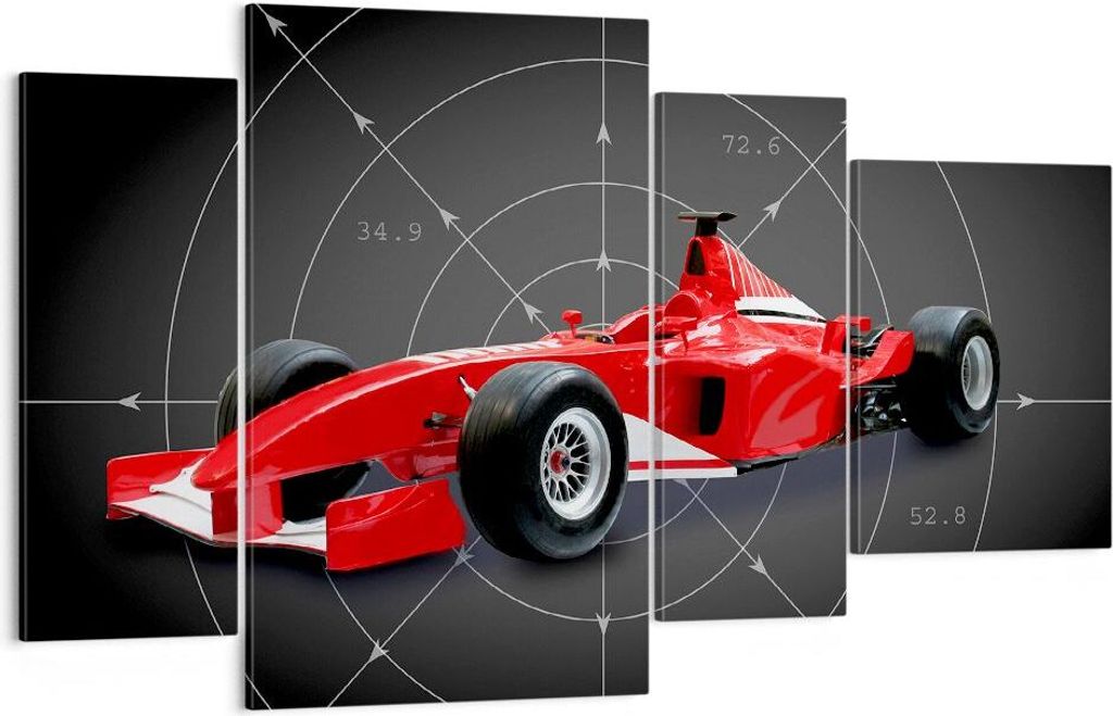 Bild auf Leinwand - Leinwandbild - Formel F1 Auto Produktbild 