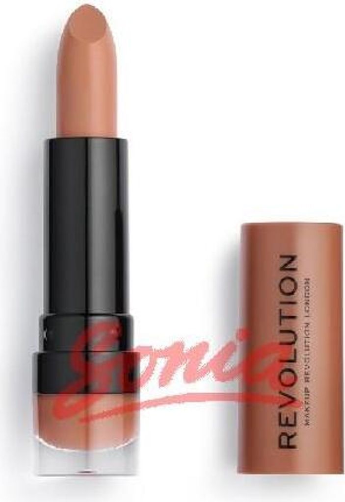Makeup Revolution, Vegan, Matte, Cream Lipstick, 121, Head-turner, 3ml