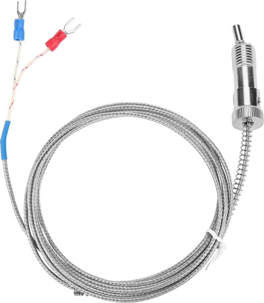 Bajonett-Kompressionsfeder Typ K Thermoelement Temperatursensor Draht 0-400°C (5 m)