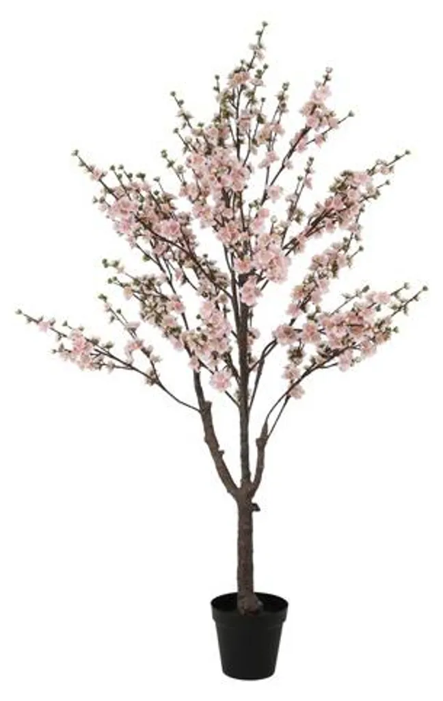 Cerisier du Japon Artificiel pour Salon et Mariage Rose Clair H 180 cm