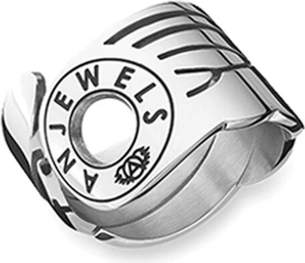Anello Maschile AN Jewels AL.RFY01S-7 7 in Acciaio 316L Resistente