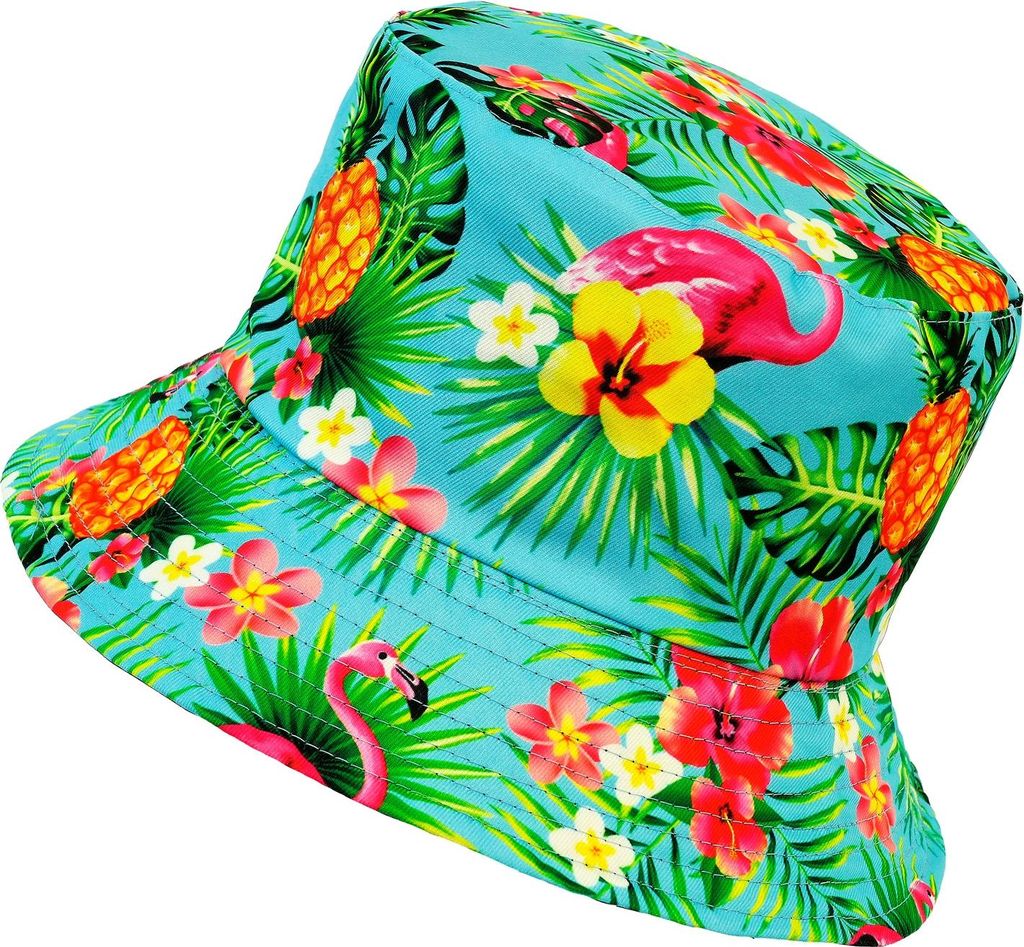 Flamingo Anglerhut – Stylischer Hut mit Flamingo-Muster Produktbild 