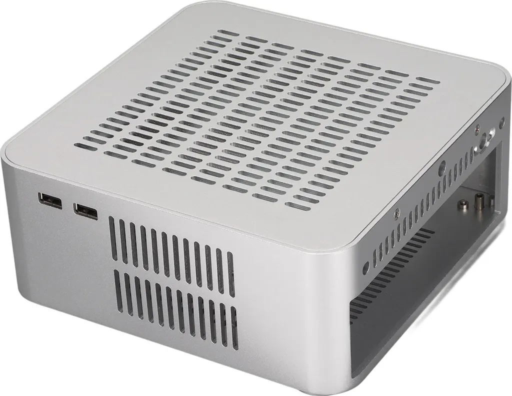Mini boîtier PC compact dissipation de chaleur exquise pour HTPC vidéo