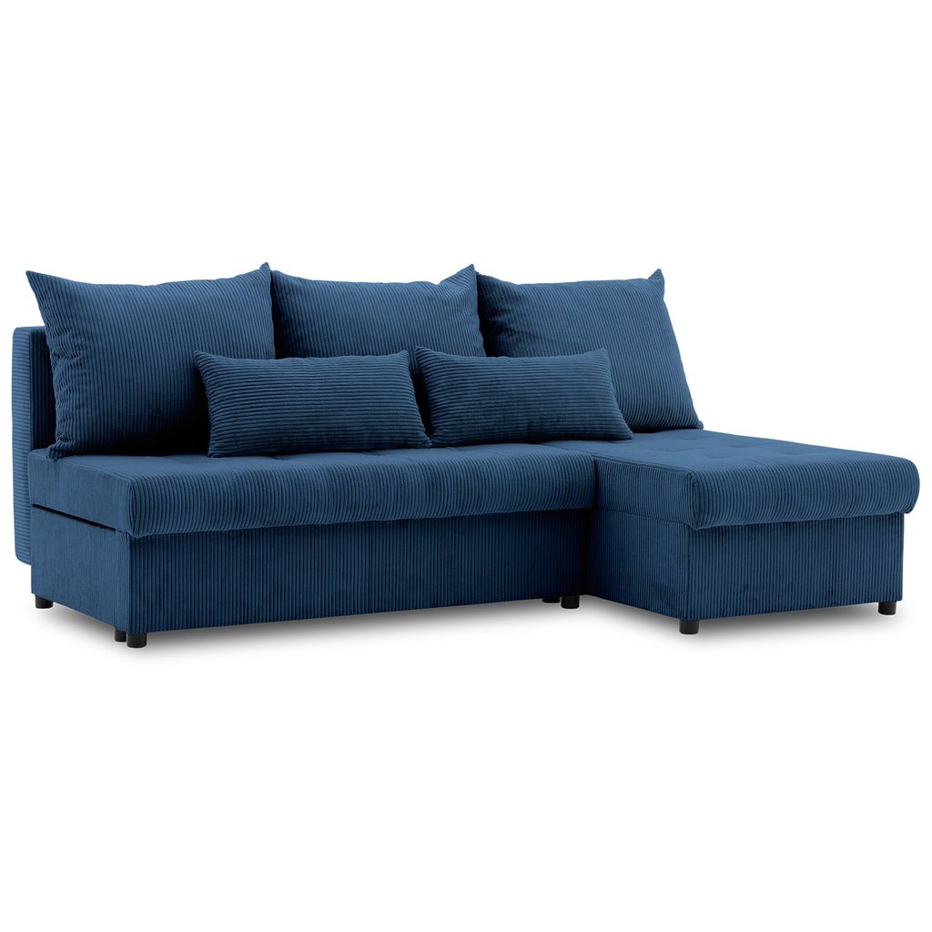 Ecksofa mit Schlaffunktion, Eckcouch mit Bettkasten Produktbild 