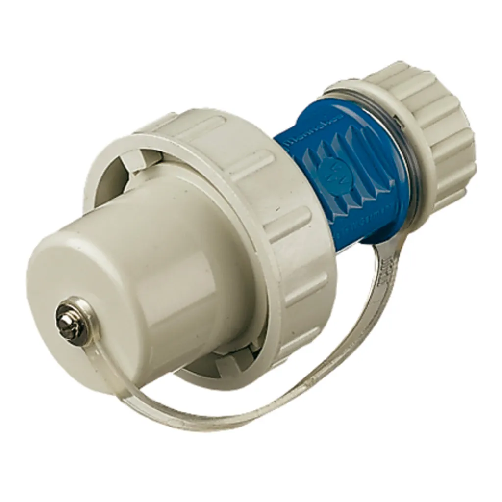 Spina Mennekes IP68 Blu: Energia Sicura per Camping e Giardinaggio