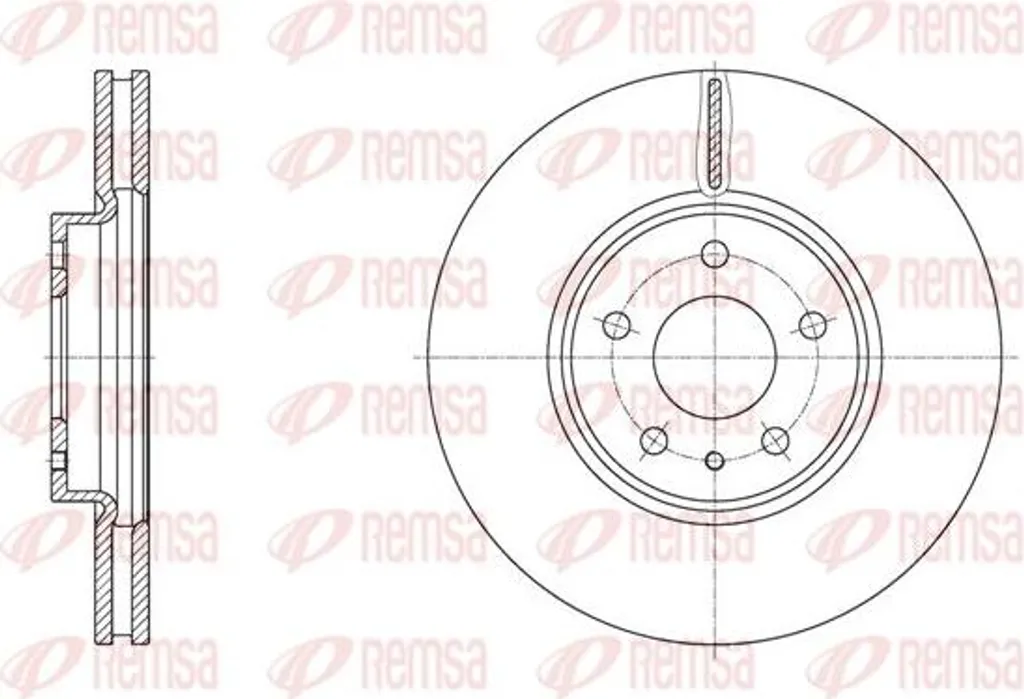 Disque de frein REMSA 61605.10 : stop aux vibrations sur Mondeo