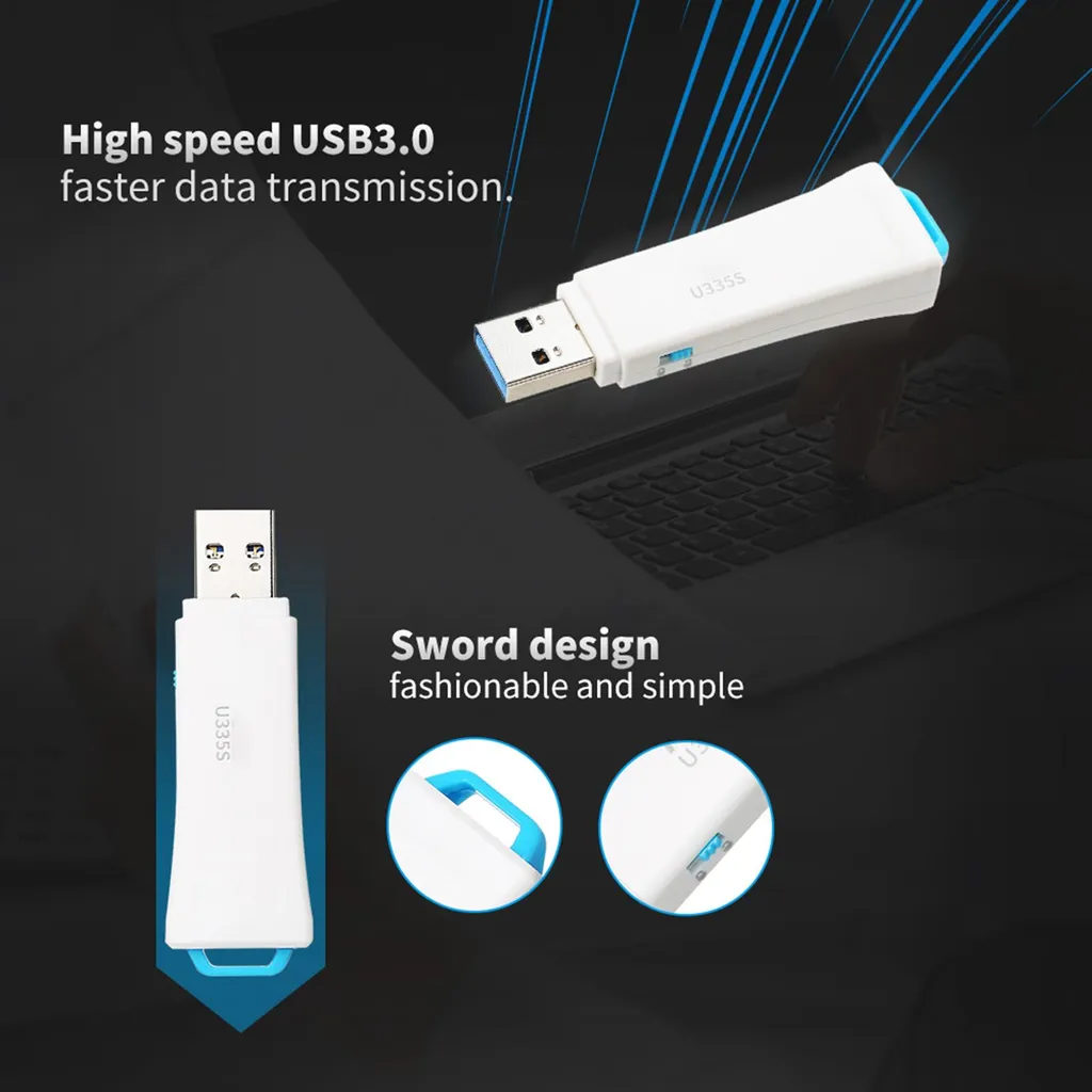 Mémoire Flash USB 3.0 Haute Capacité Fiable avec Transfert Ultra Rapide