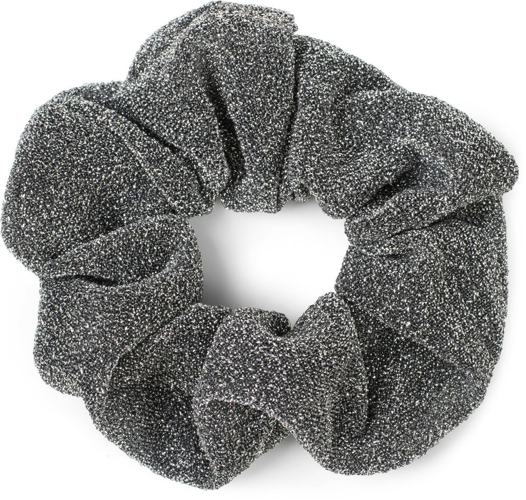 styleBREAKER Damen Glitzer XXL Haargummi im Retro Style, Produktbild 