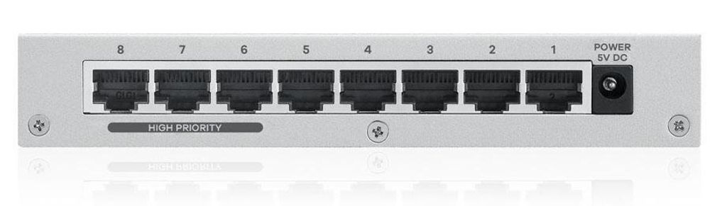 Zyxel ES-108A V3 Unmanaged Fast Ethernet (10/100) Produktbild 5