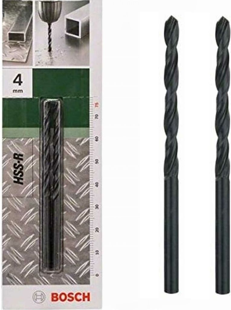 Bosch 2 609 255 007, Bohrer, 4 mm, 75 mm, Metall, Produktbild 