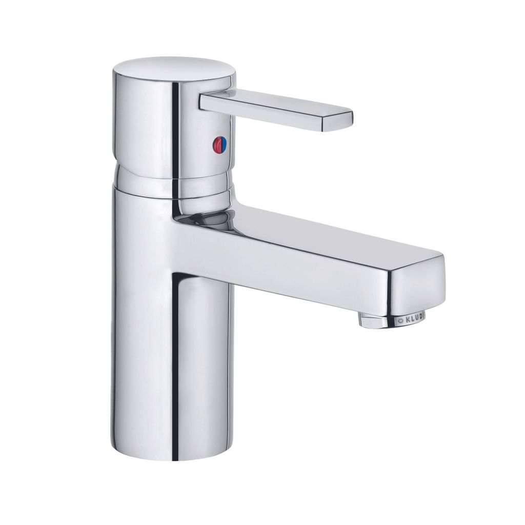 KLUDI ZENTA Waschtisch-Einhandmischer, Auslaufhöhe 65mm, ohne Ablaufgarnitur, chrom, 382510575