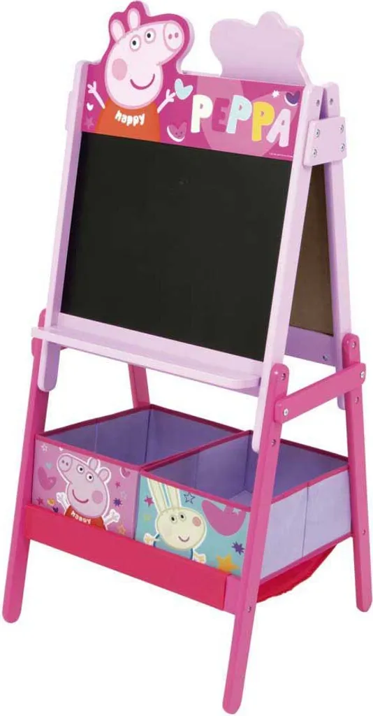 Tableau Peppa Pig rose double face - Ardoise éducative pour s'amuser - 4
