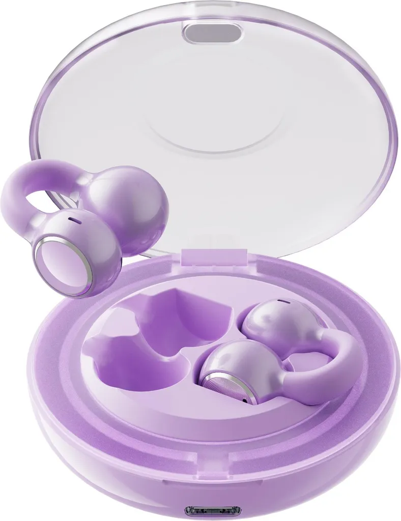 INF Cuffie Sport Open-Ear Viola: Audio HiFi e Libertà Bluetooth 5.3 - 7