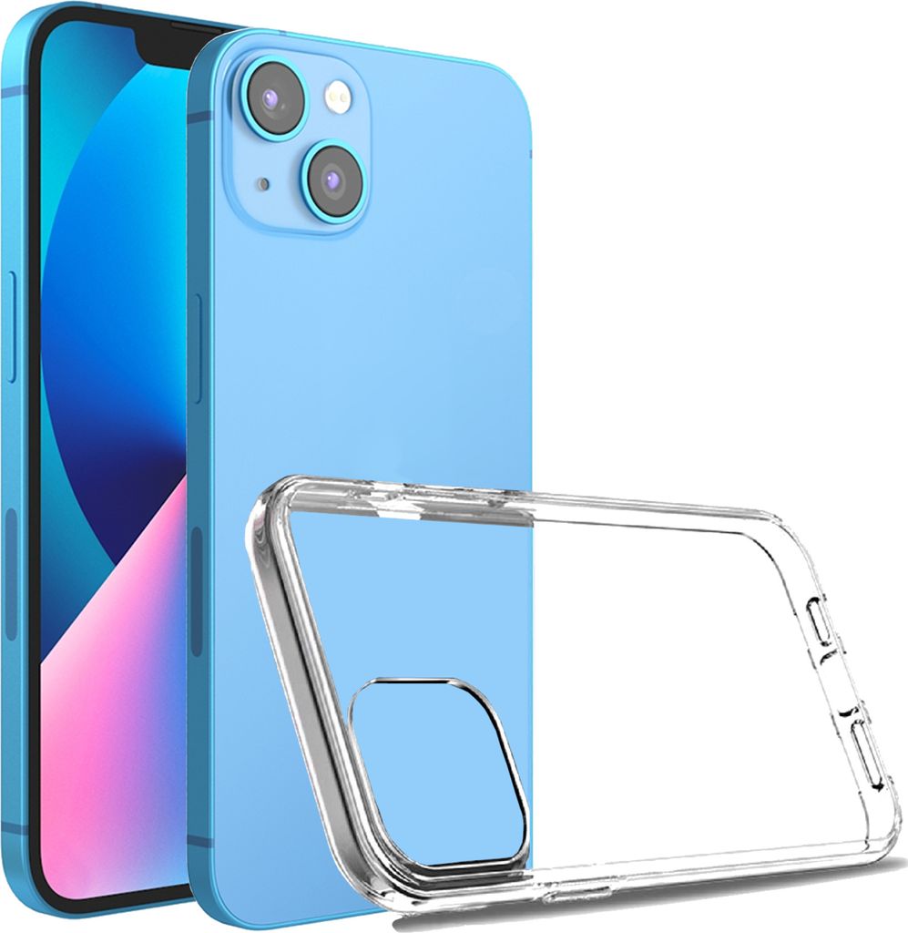 Handyhülle für iPhone 13 Mini Stoßfest passgenau Transparent Schutz Hülle aus Silikon/TPU