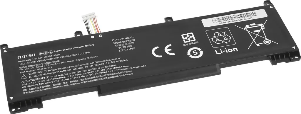 Batterie d'ordinateur portable HP ProBook G8 G9 G10 MITSU RH03XL