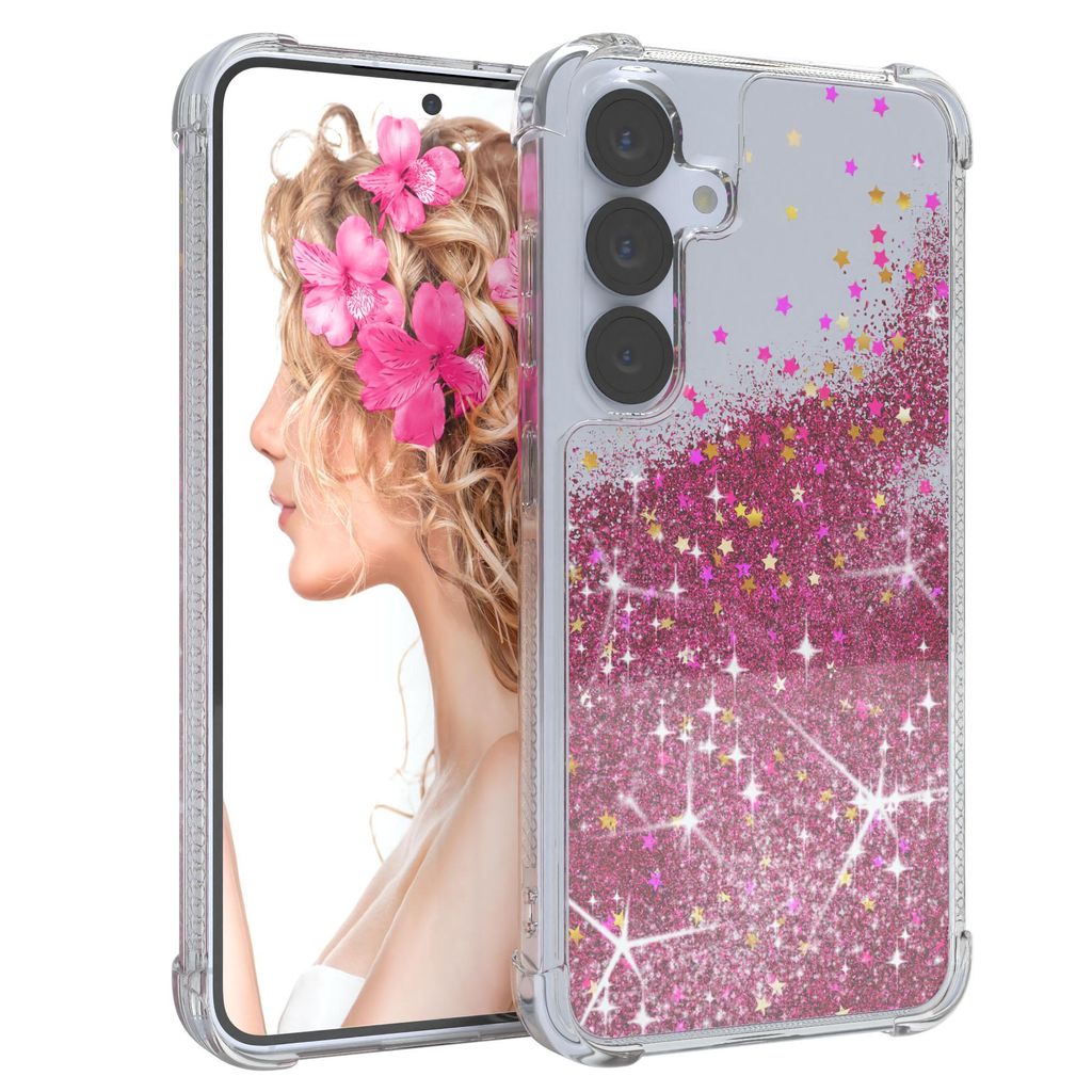 EAZY CASE - Glitzer Hülle kompatibel mit Samsung Galaxy S25 Produktbild 