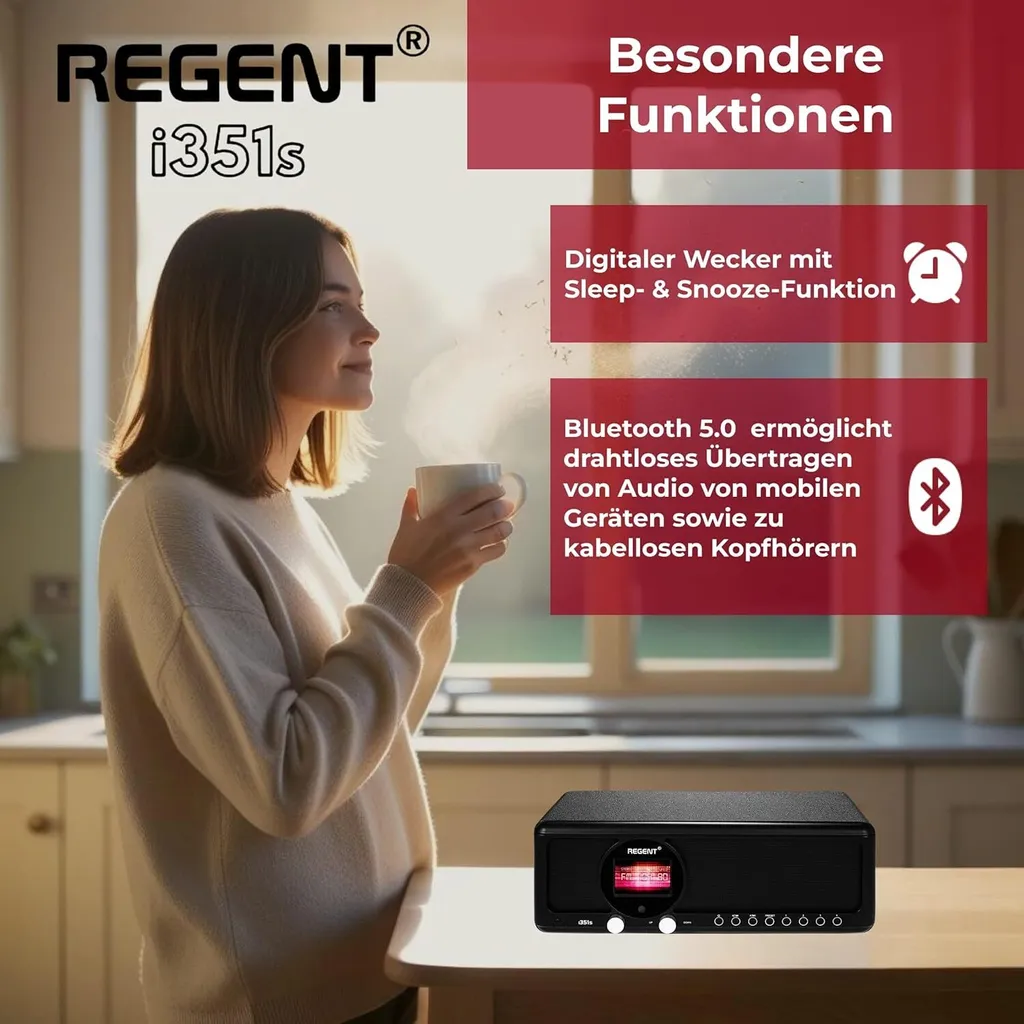 Poste de radio Internet DAB+ Ferguson Regent i351S avec Bluetooth - 9