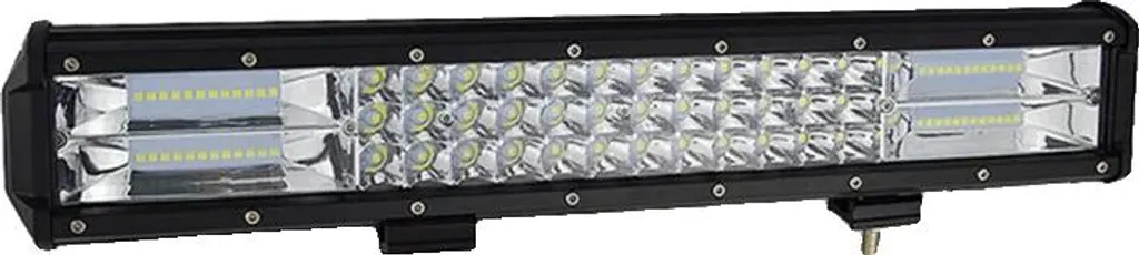 Barre LED 252W Faisceau Combiné sans Câblage, Éclairage Triple Rangée