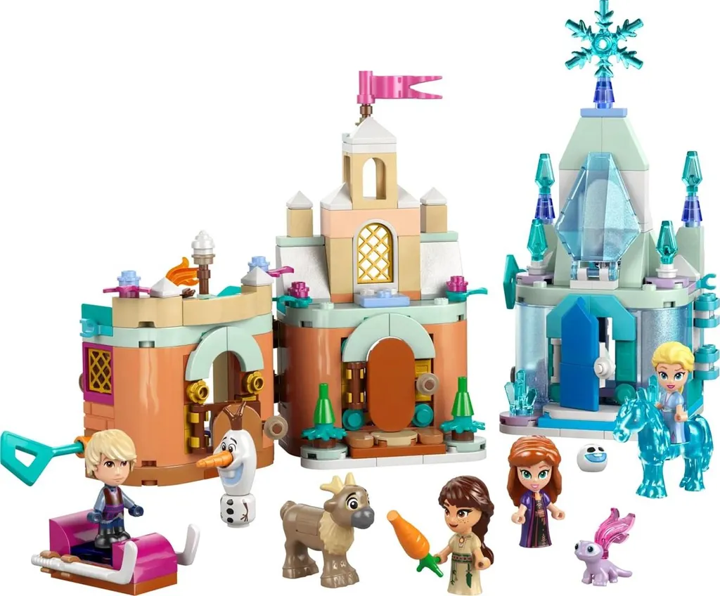 LEGO Disney 43278 Mini Château d'Arendelle et Palais de Glace d'Elsa