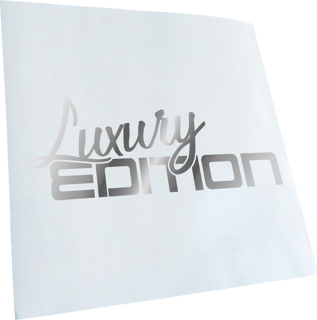 Kiwistar - Autoaufkleber - Luxury Edition - Chrom - 24x10cm - Aufkleber für Auto, Laptop, Fahrrad, LKW, Motorrad mehrfarbig JDM Decal Racing