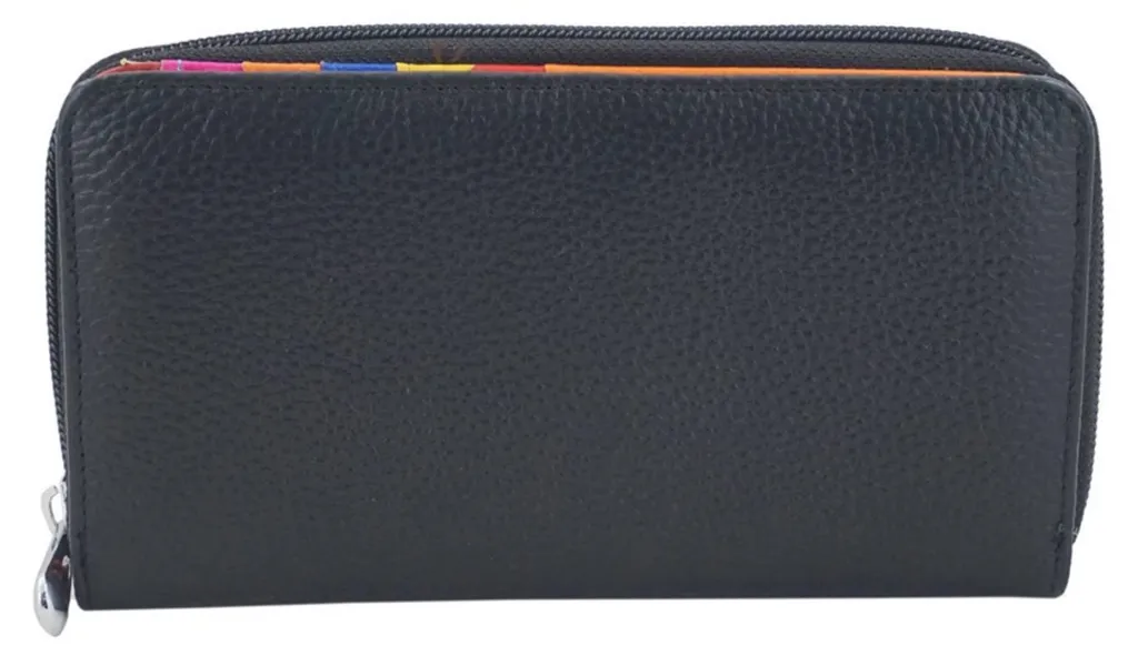 Portefeuille Barberini's D86011 en cuir véritable italien de qualité